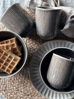 Krus Lydia keramik - Sæt med 4 stk