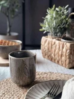 Krus Lydia keramik - Sæt med 4 stk