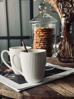 Krus Riflet - Porcelæn