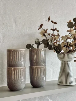 Krus Stentøj – Pakke med 4 stk - Flere farver