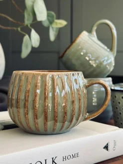 Krus VIGA Strib - Grå / brun