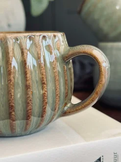 Krus VIGA Strib - Grå / brun