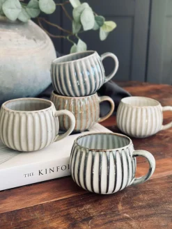 Krus VIGA Strib - Grå / brun