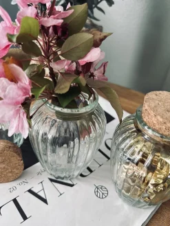 Krydderiglas m. kork 280 ml – pakke med 6 stk