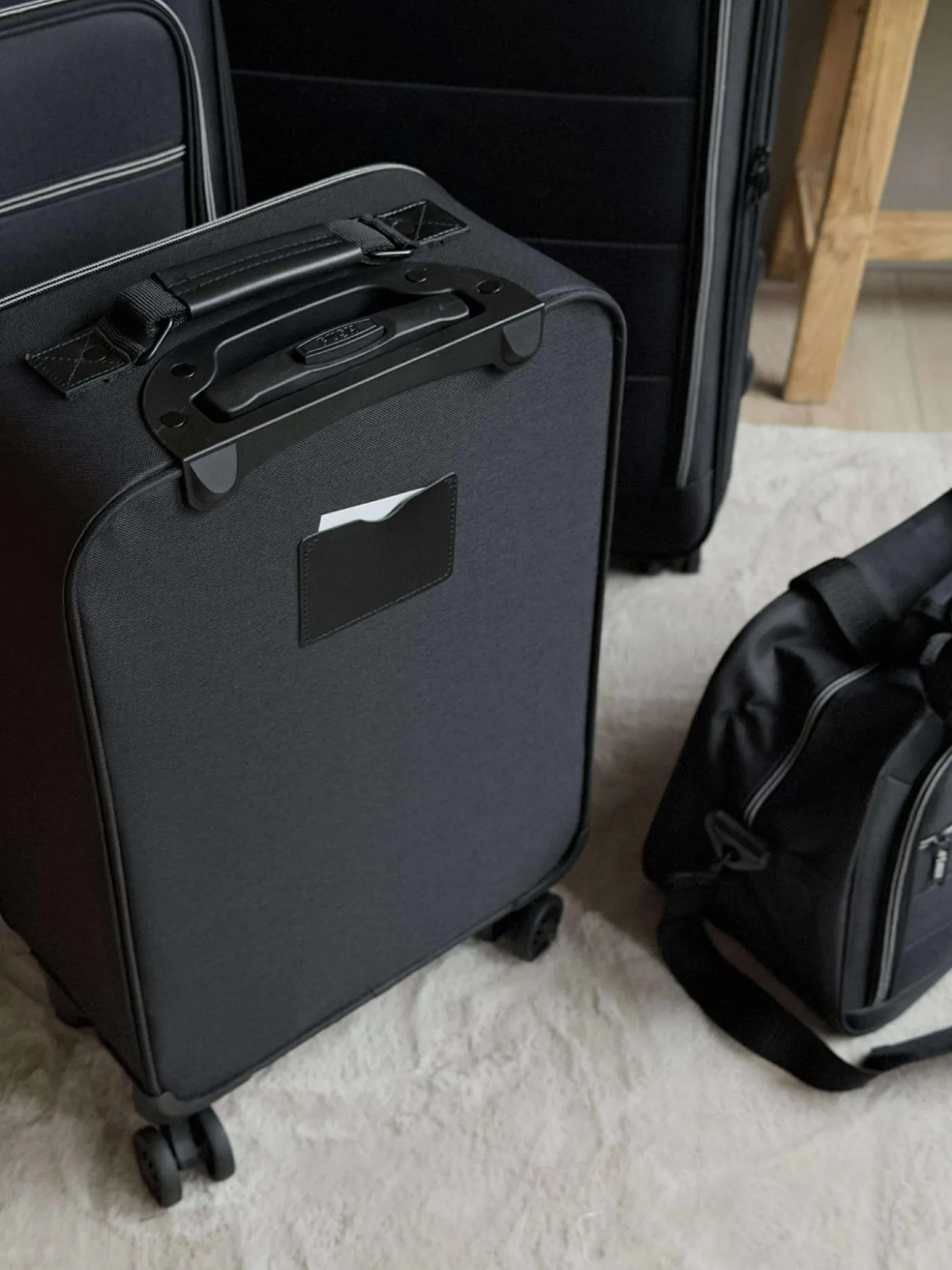 Kuffert sæt af 3stk og tage til håndbagage