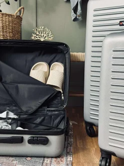 Kuffert sæt LUX Silver - Sæt af 3 stk.