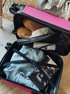 Kuffert Trolley - Magenta pink