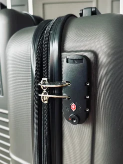 Kuffertsæt af 2 størrelser - Mørkgrå letvægt