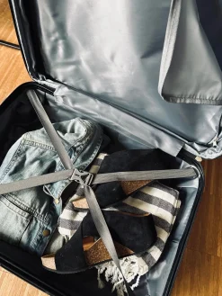 Kuffertsæt af 2 størrelser - Mørkgrå letvægt