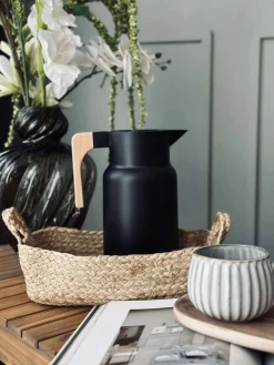 kurv med hank - Jute