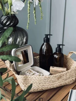 kurv med hank - Jute