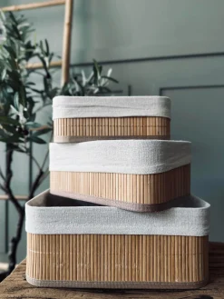 Kurve 3 stk - Bambus