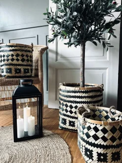 Kurve i 3 størrelser – Bambus håndlavet