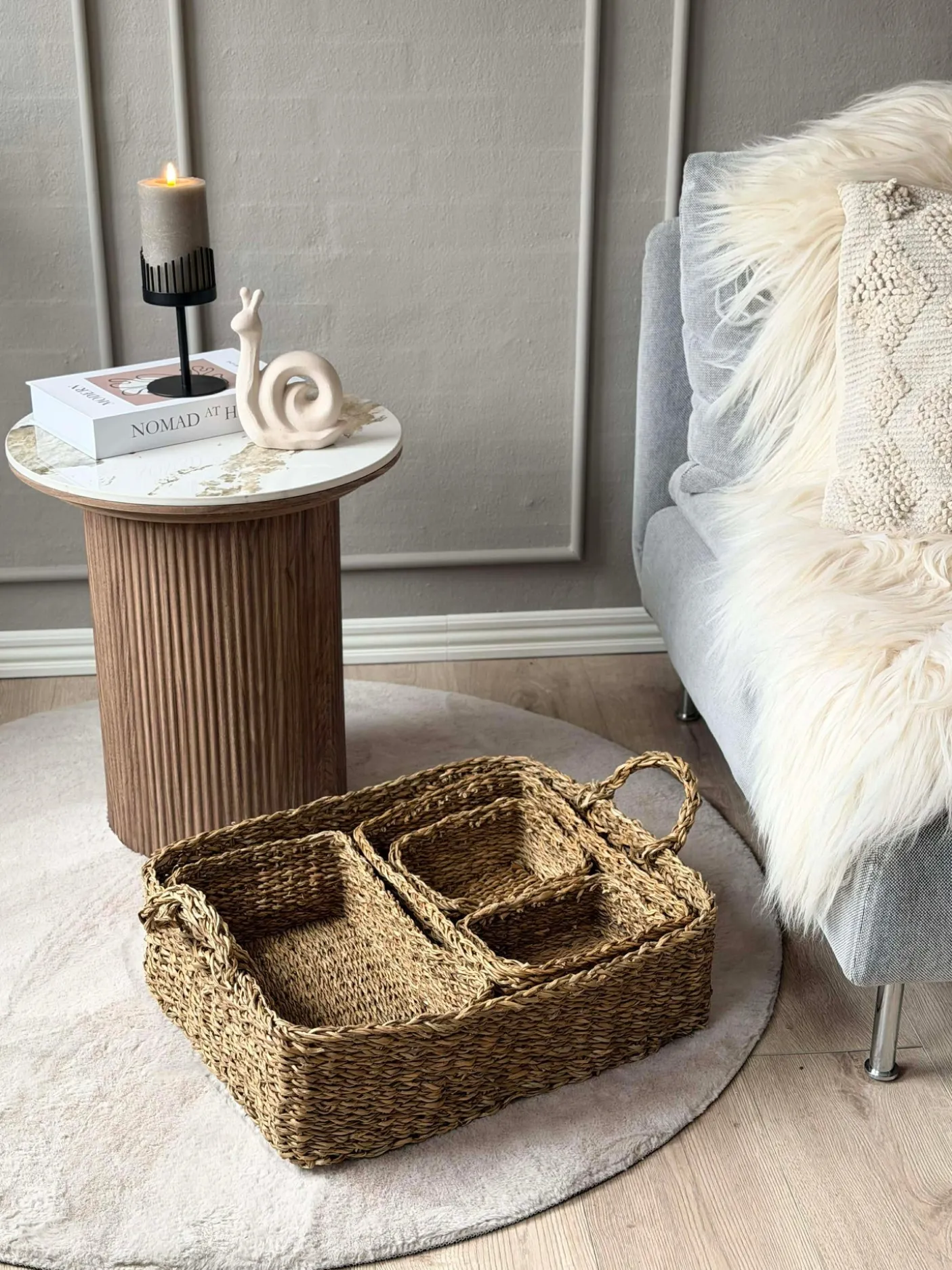 Kurve til opbevaring - Sæt 5 stk