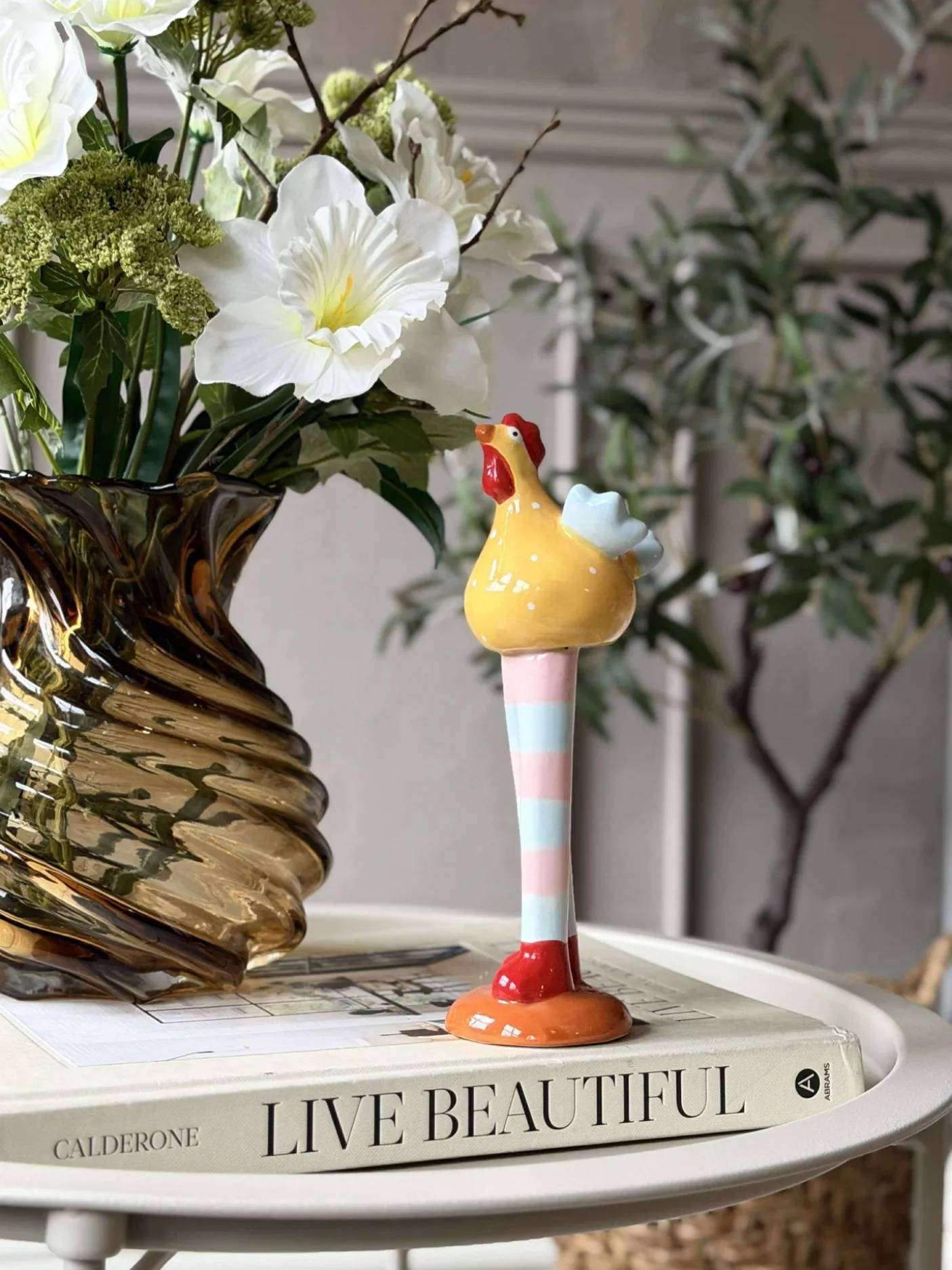 Kylling med lange ben - Gul