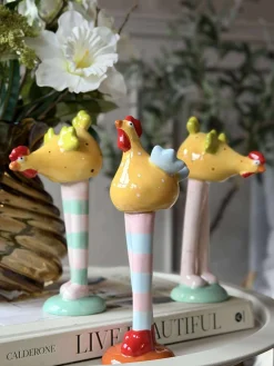 Kylling med lange ben - Gul