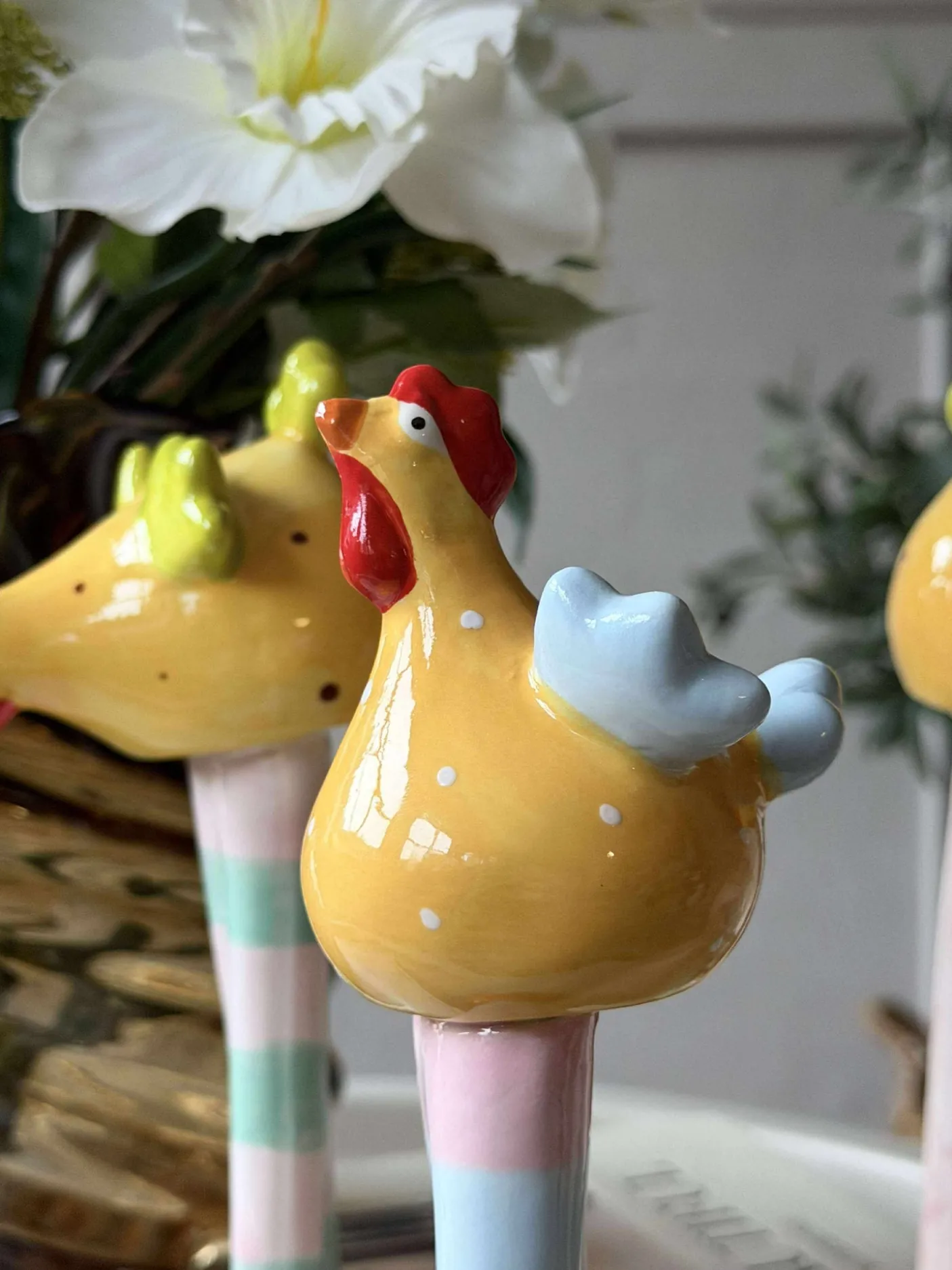 Kylling med lange ben - Gul