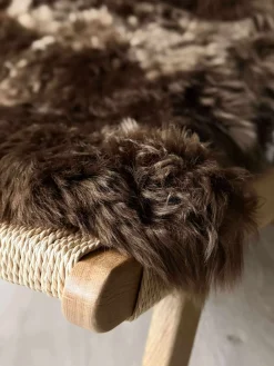 Lammeskind i flot brun farve 60x90cm