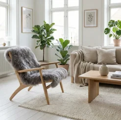 Lammeskind i flot mocca farve