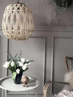 Lampe - rattan - Dia 35 cm