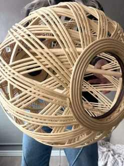 Lampe - rattan - Dia 35 cm