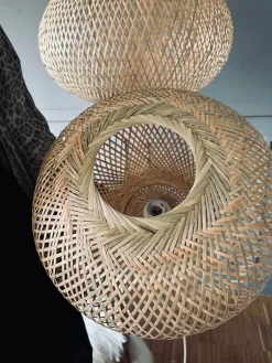 Lampe bambus - Dia 35cm