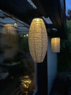 Lampe med solceller - SUMMER GOLD