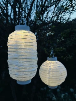 Lampe med solceller – White