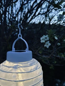 Lampe med solceller – White