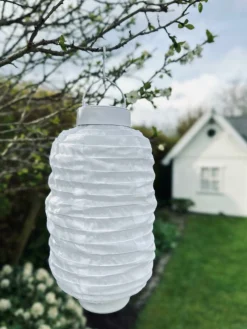 Lampe med solceller – White