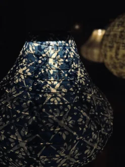 Lampe med solceller Pear – SUMMER BLUE