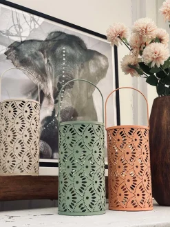 Lanterne DELI m. Solceller – Coral