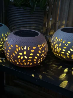 Lanterne FIONA Solar - Old rose