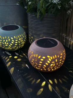 Lanterne FIONA Solar - Old rose