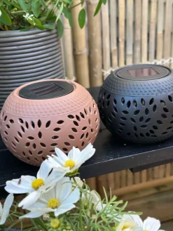 Lanterne FIONA Solar - Old rose