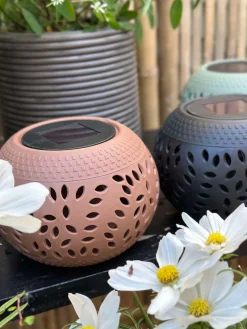 Lanterne FIONA Solar - Old rose