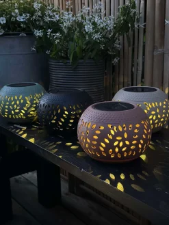 Lanterne FIONA Solar - Old rose