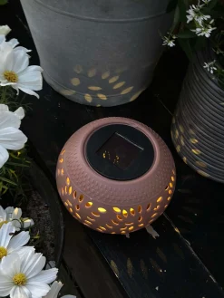 Lanterne FIONA Solar - Old rose