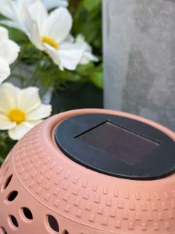 Lanterne FIONA Solar - Old rose