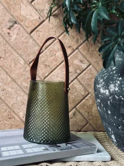 Lanterne i glas - Grøn