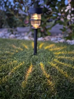 Lanterne m. Effekt – Solceller – Tilbud 2 stk