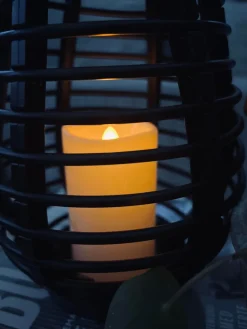 Lanterne med solceller - BLACK VIXA