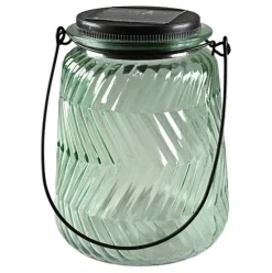 Lanterne med solceller – Fiona big green