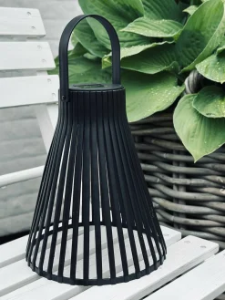 Lanterne med solceller - GARDEN BLACK 24cm