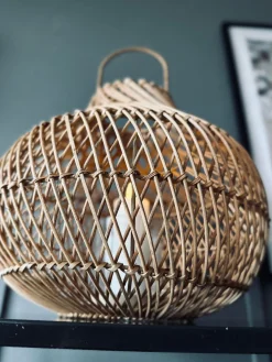 Lanterne Nature - H 30cm Håndlavet