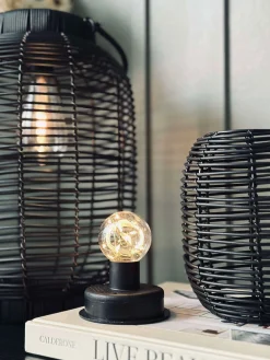 Lanterne på spyd Black - Solar