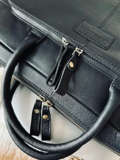 Laptop / arbejdstaske VINTAGE Black