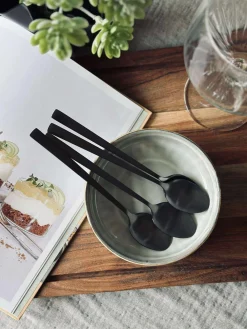 Latte Skeer black - 4 stk Rustfrit stål