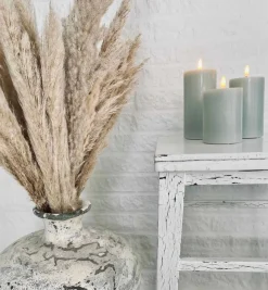 LED Bloklys / Mint – 3 stk bloklys