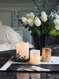 LED Bloklys med timer